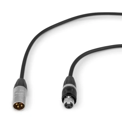 Image de Power Dynamics PD Connex CX104 1 Câble DMX Mâle/Femelle Étanche IP65 XLR 3 Broches 1,5m Résistant à l’Eau et la Poussière, Idéal pour Raccorder vos Jeux de Lumière en Extérieur