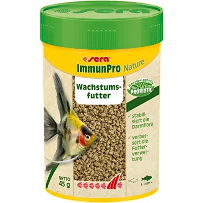 Image de Sera Immu Actionpro das Züchter Doublure avec Probiotika pour Croissance Rapide, une Culotte de Développement et Brillante Couleur Ausprägung (pour Poissons Décoratifs à Partir 4 cm)