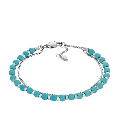 Image de Fossil Bracelet silvercoloured, Femme, Taille: One Size, Silver coloured