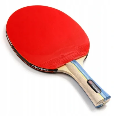 Image de Tennis de Table Raquette Bat Allround Professionnel Amateur intermédiaire et avancé Formation Ping Pong Racket Paddle Poignée Confortable (Sirocco, Multicolore)