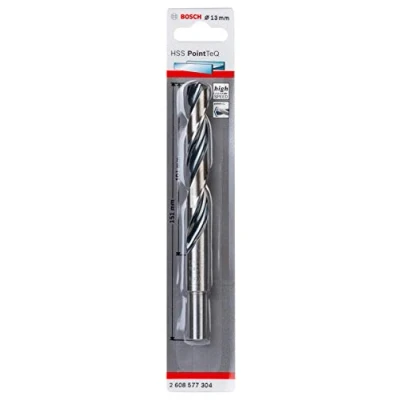 Image de Bosch Professional 1x Forets hélicoïdaux HSS PointTeQ (pour métal, emmanchement réduit 13 x 101 151 mm, accessoires pour perceuse visseuse)
