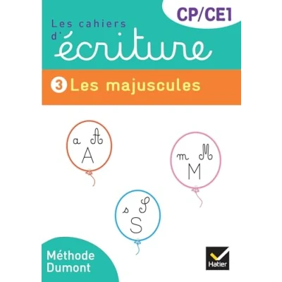 Image de Les cahiers d&#039;écriture CP CE1 Éd. 2025 Cahier n 3 majuscules