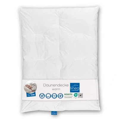 Image de Böhmerwald 289601 10 Édredon pour enfant avec duvet et plumettes 100 x 135 cm (Blanc)