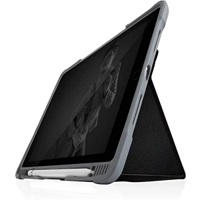 Image de Etui iPad STM Goods Dux Plus DUO Noir/Transparent Compatible 10.2