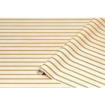 Image de d c fix papier adhésif pour meuble décor En bois Lattes film autocollant décoratif rouleau vinyle cuisine, porte, table décoration revêtement peint stickers collant 67,5 cm x 2 m