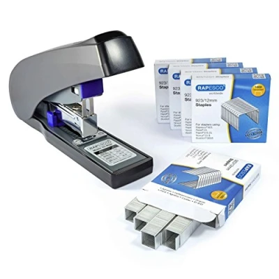 Image de Rapesco 1277 ECO X5 90ps Agrafeuse à Grande Capacité avec 5000 Agrafes 923/12 mm, Anthracite