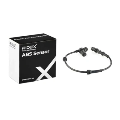 Image de RIDEX 412W0030 Capteur ABS des deux côtés de l&#039;essieu avant inductif 2 400 1,4 510 28 noir ovale OPEL: Corsa C 3/5 portes, Tigra Twintop, Meriva A