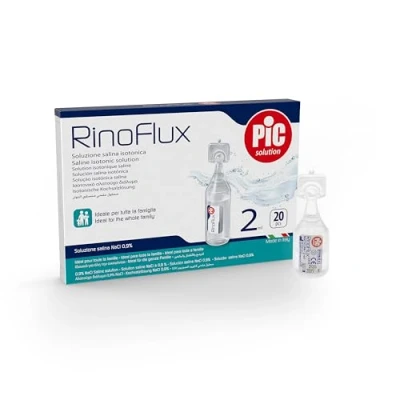 Image de Pic Solution Rinoflux saline 2 ml 20 ampoules isotonique en