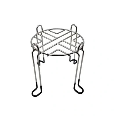 Image de Finerfilters Petit support en acier inoxydable pour système de filtre à eau par gravité britannique Berkefeld 20,3 cm haut, 220 mm largeur adapté 6 L