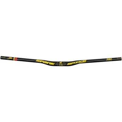 Image de Spank Spike Guidon VTT Mixte Adulte, Noir/Jaune, 30 mm
