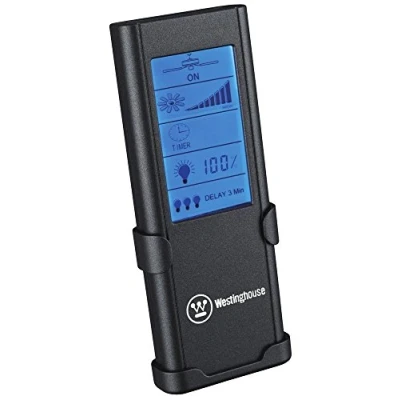 Image de Westinghouse 77841 Télécommande d&#039;éclairage et de ventilateur plafond radiofréquence avec écran tactile minuteur ,, graphite
