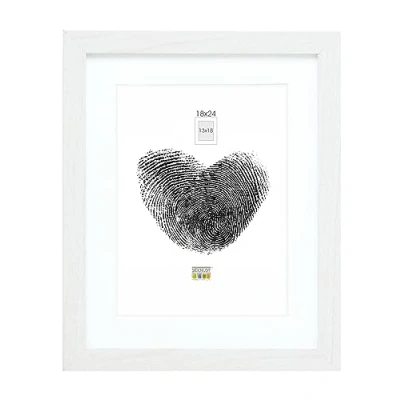 Image de Deknudt Frames Cadre Photo Blanc Bois 21,2 x 27,2 cm passe partout 18 24