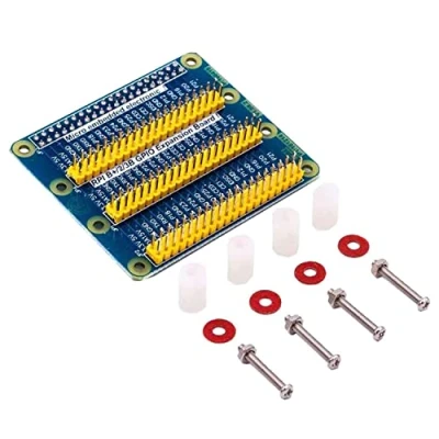 Image de AZDelivery GPIO Extension Board pour Raspberry Pi 3, 2, modèle B y Compris Un eBook