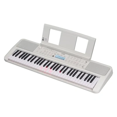 Image de Yamaha EZ 310 Clavier portable pour débutants, de guide lumineux et 61 touches tactiles avec une polyphonie 48 notes, 2 leçons en ligne le professeur l&#039;école musique incluses