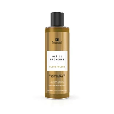 Image de Fauvert Professionnel SHAMPOOING REFLETS Blond blé (Extrait d’olivier + Kératine hydrolysée) 250ML