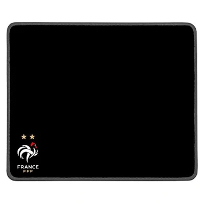 Image de Konix FFF Tapis de Souris Gaming 32 x 27 cm Surface Microfibre antidérapante en Caoutchouc Noir