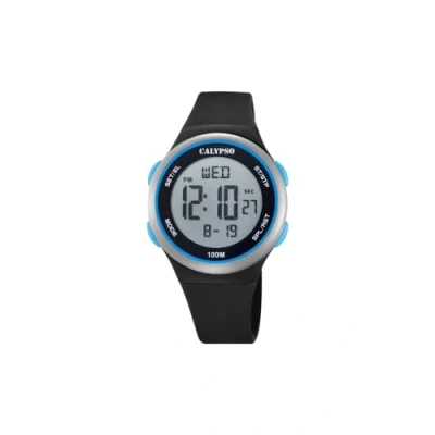 Image de CALYPSO Mixte Digital Quartz Montre avec Bracelet en Plastique K5804/4