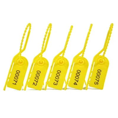 Image de Lzbignun Lot de 100 joints sécurité numérotés Pour extincteur d&#039;incendie Étiquettes en plastique Anti inviolabilité trousse premiers secours (jaune)
