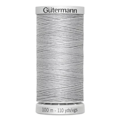 Image de Gütermann Fil M782 à coudre extra résistant en polyester 100 m pour machine toutes les coutures très sollicitées (038 gris clair)