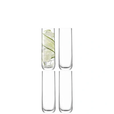 Image de LSA BG04 Lot de 4 verres Highball Borough, 420 ml, transparents