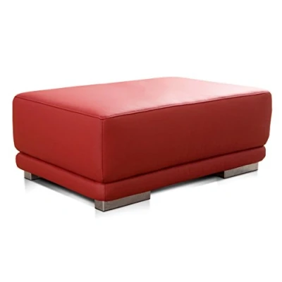 Image de CAVADORE Tabouret corianne/103 x 40 69 cm/Cuir synthétique Bison Loud Red