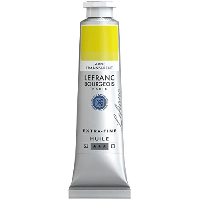 Image de Lefranc BOURGEOIS Huile 40 ml Jaune Transparent Série 3