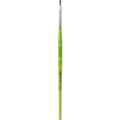 Image de Da Vinci 374 Series Pinceau Plat en Fibre synthétique Vert 18 x 0,29 30 cm