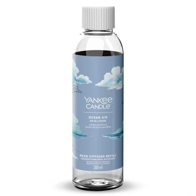 Image de Yankee Candle Signature Recharge brins diffuseur Air de l&#039;océan 200 ml Jusqu’à 20 semaines fragrance Cadeau parfait pour les femmes