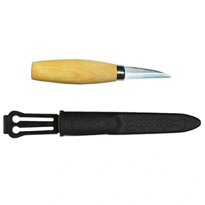 Image de MORAKNIV Carving Droit 122 Couteau Fixe Mixte Adulte, Manche Bouleau Naturel, m