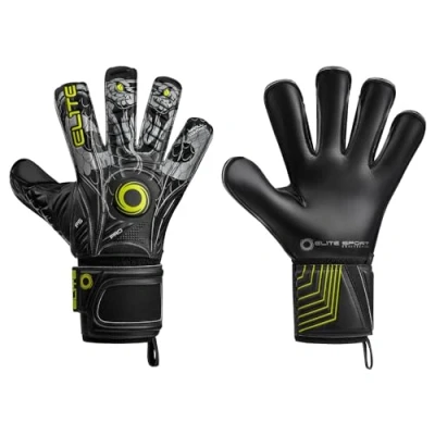 Image de Elite Sport Vibora Gants De Gardien Noir / Jaune Fluo Taille: 8