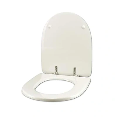 Image de Abattant WC pour JACOB DELAFON ANTARES BLANC charnière chrome normal ou ralenti soft close