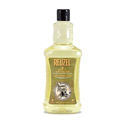 Image de Reuzel 3 In 1 Tea Tree Shampoo Cleanses Hair and Body Soothes Moisturizes Your Skin is Ideal for Overall Scalp Care Rinses Clean Can Be Used Daily 1000 ml