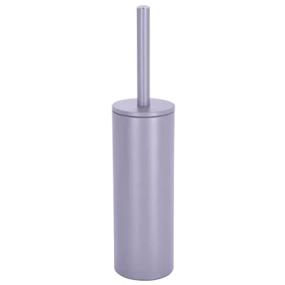 Image de Spirella, Brosse WC avec Support Acier, Modèle Akira, tête Interchangeable et d&#039;un Pot en Acier Solide, Récipient hygiénique, Toilette fermée, à Poser, Lavande Mat, 40 x 9.5 cm