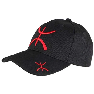 Image de PAYS Casquette Berbere Rouge et Noire Yaz Amazigh Mixte