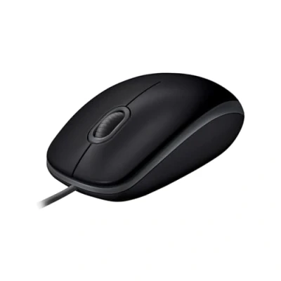 Image de Logitech B110 Souris Filaire USB, Boutons Silencieux, Taille Standard au Design Confortable, Ambidextre, Compatible avec PC/Mac/Portable Gris