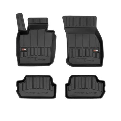 Image de FROGUM 3D408661 Ensemble de tapis sol Caoutchouc avant et arrière 4 noir MINI: 3/5 portes