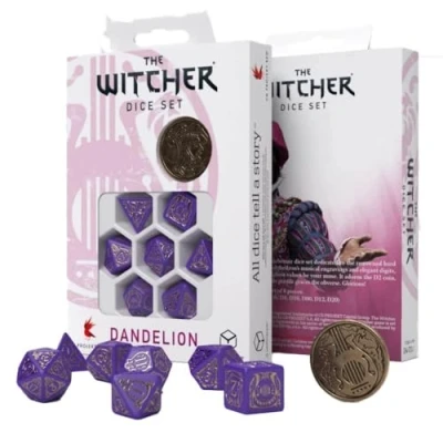 Image de Q Workshop WDA3Q The Witcher Dice Set Pissenlit Viscomte de Lettenhove (7)
