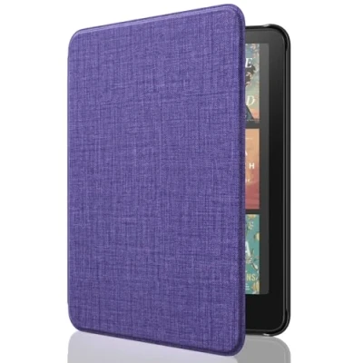 Image de MoKo Étui Compatible avec 7&quot; Kindle Paperwhite (12th Generation 2024) and Colorsoft Signature Edition 2024, Etui léger Auto Wake/Sleep pour Violet Foncé
