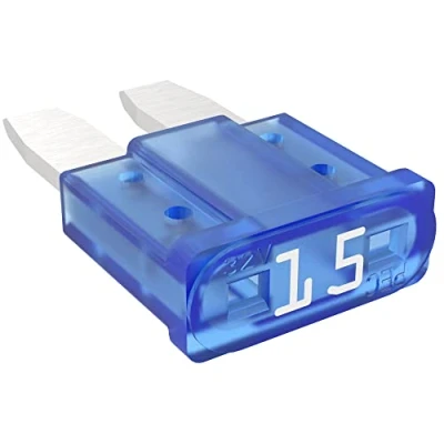 Image de AUPROTEC Micro 2 Fusibles à lame MikrOTO II 5A 30A fusible enfichable d&#039;automobile choix : 15A ampère bleu, 100 pcs