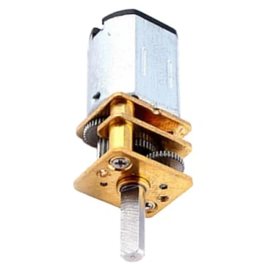 Image de N20 DC12V 200 tr/min Mini réducteur de vitesse moteur à courant continu avec boîte vitesses entièrement en métal pour RC voiture Robot modèle bricolage jouet