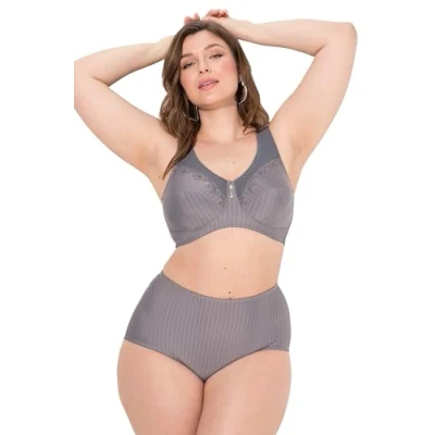 Image de Ulla Popken Kelly Soutiengorge invisible, Femme, Taille: 115E, Concrete gray