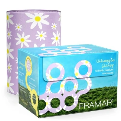 Image de FRAMAR Whoopsie Daisy Feuilles de Cheveux pour Mèches Longs Cheveux, Foils Mèches, Kit Salon, Coiffeurs 320 ft