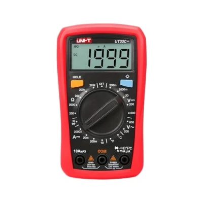 Image de UNI T UT33C+ Multimètre numérique universel AC/DC Fonction Hold