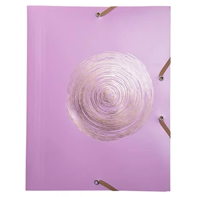 Image de Exacompta Réf. 59890E Carton de 8 boîtes classement avec élastiques Ellipse en polypropylène recyclé dos 4 cm dimensions 25 x 33 pour format A4 couleurs assorties livrées montées