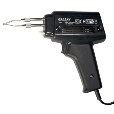 Image de Express, 8110, fer à Souder Electrique Galaxy 100 W Instantané, Soudure Etain, Pour Usage Intensif, Très Maniable, Eclairage de la panne, Panne fine, Repose inclus, Norme EN 60335