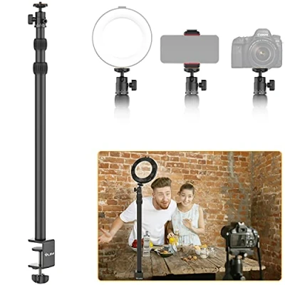 Image de VIJIM LS03 Trépied Extensible Extra Haut avec Pince de Fixation
