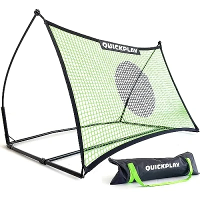 Image de QUICKPLAY Tekkers Net 1.5 x 0.9m Filet de Rebond pour Football avec Base lestée intégrée Multi Surfaces