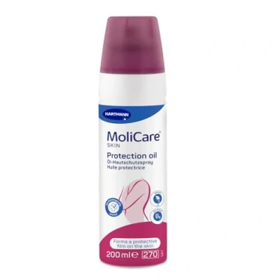 Image de MoliCare Skin Huile Protectrice Pour l’Effleurage des Points d’Appui pH Neutre à la Peau 200 ml