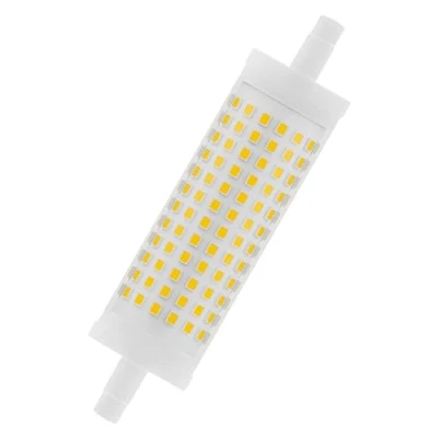 Image de OSRAM LED Line avec culot R7s Retrofit, 19 W / 2452 lm, blanc lumière du jour claire et froide de 6500 K, non dimmable. IP20, verre sans plomb, diamètre 28 mm, EEK E.