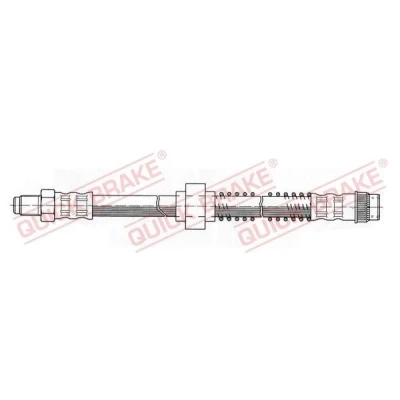 Image de QUICK BRAKE 32.973 Flexible De Frein 452 M10x1 CITROËN: Xsara Picasso, ZX 3/5 portes, Berlingo / First I, PEUGEOT: Partner I Combispace